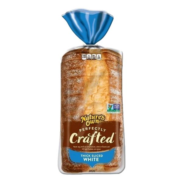 NATURES OWN PERFECTLY CRAFTED WHITE BREAD 22oz