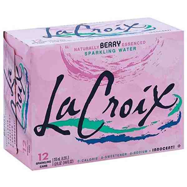 LA CROIX BERRY SPARKLING 12oz CAN