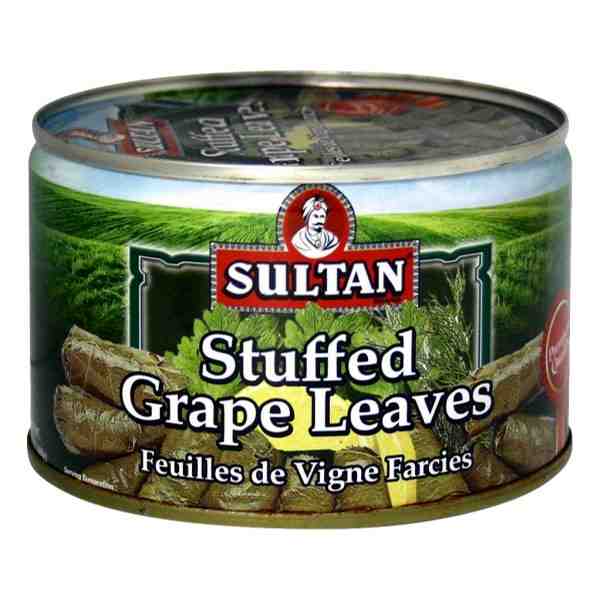 SULTAN STUFFED GRAPE LEAVES CAN 14oz