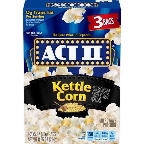 ACTII KETTLE CORN 3CT 8.24oz