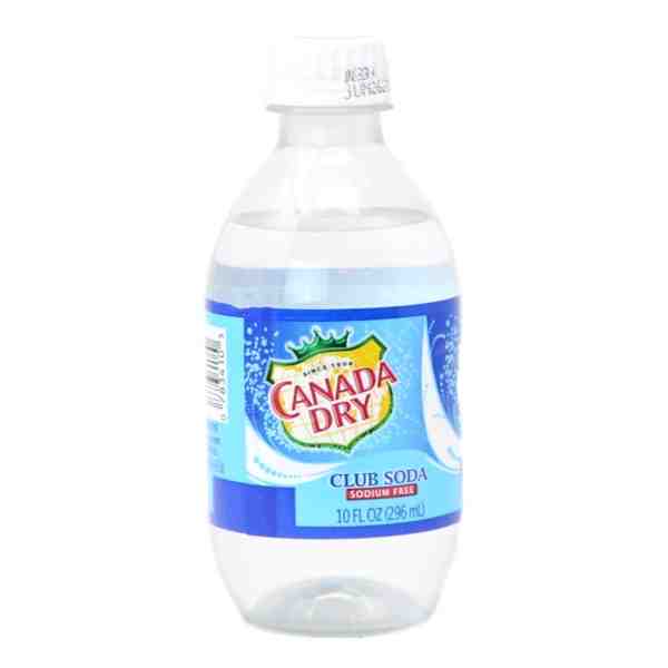 CANADA DRY CLUB SODA WATER 10oz PET