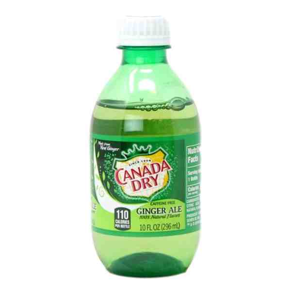 CANADA DRY GINGER ALE BOTTLE 10oz PET