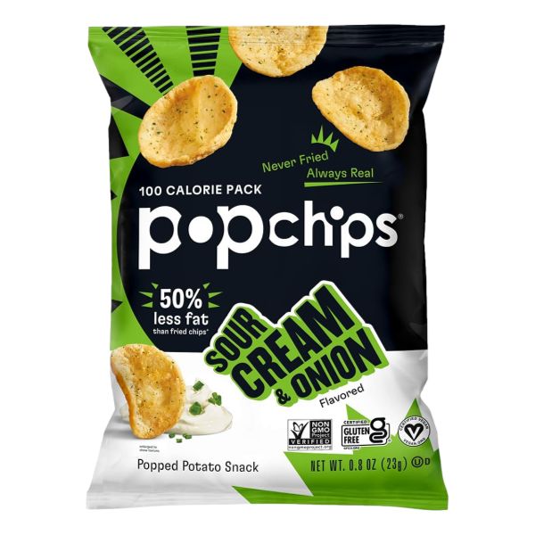 POPCHIPS POTATO CHIP SOUR CREAM ONION 5 OZ
