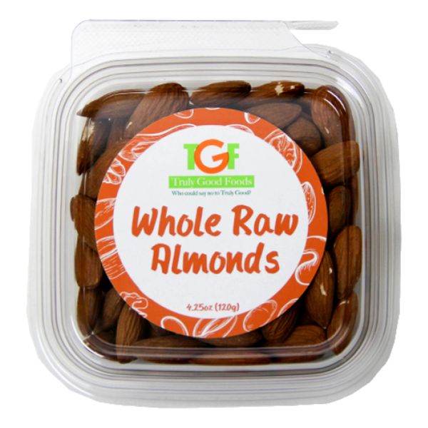 TGF WHOLE RAW ALMONDS 4.25OZ