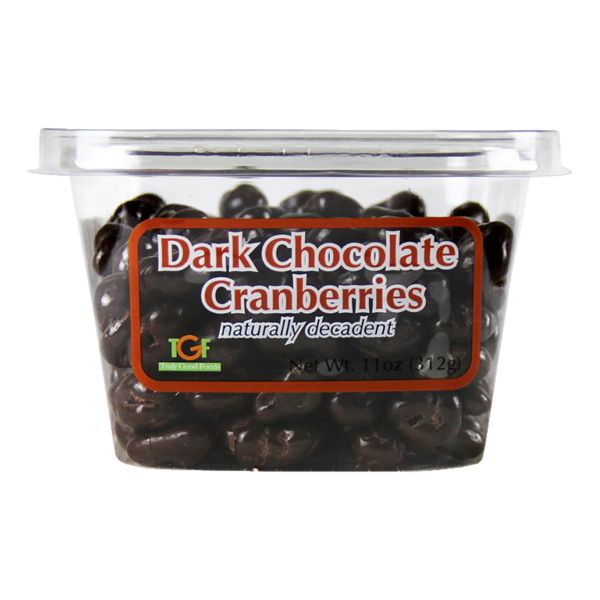 TGF DARK CHOCOLATE CRANBERRIES 10OZ