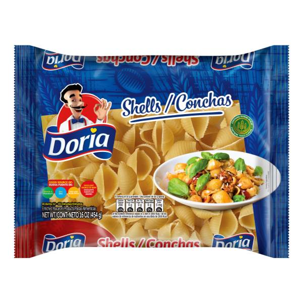 DORIA SHELLS PACK 16oz
