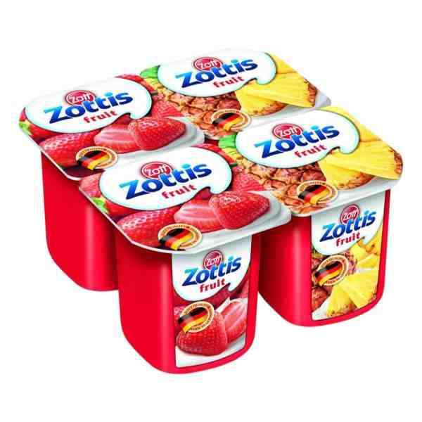 ZOTTIS VRUCHTEN YOGHURT ASSORTED 4x115gr