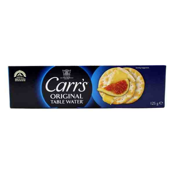 CARRS TABLE WATER ORIGINAL CRACKERS 125gr