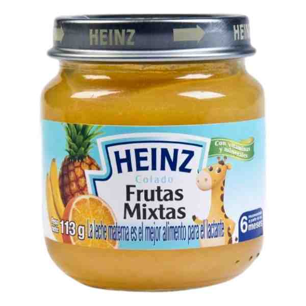 HEINZ BABY FOOD COLADOS FRUTAS MIXTAS 113gr xxCBxx