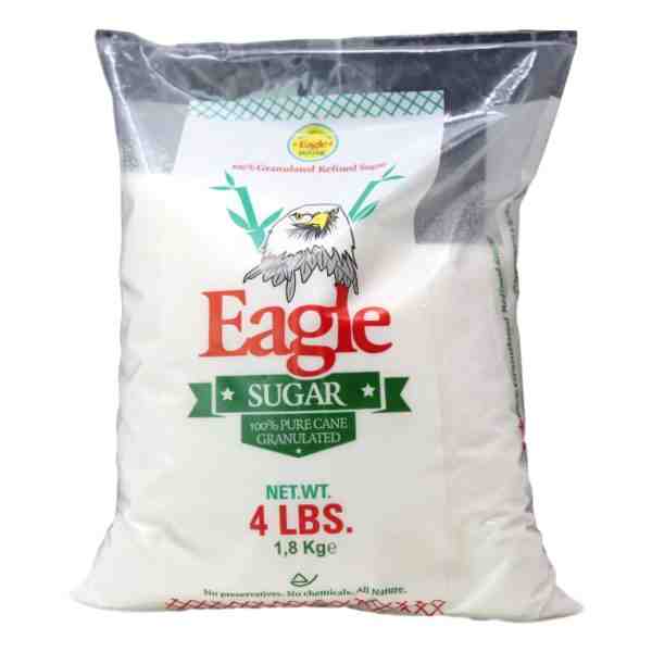EAGLE SUGAR 4 LBS PLASTIC BAG