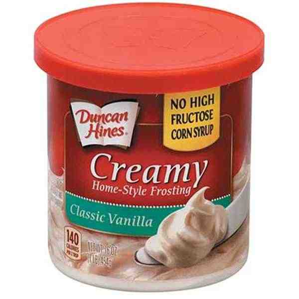 DUNCAN HINES CLASSIC VANILLA FROSTING 16oz