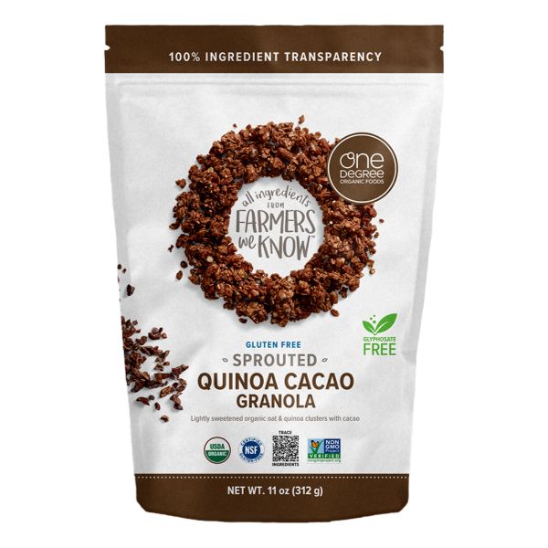 ONEDE ORGANIC GRANOLA QUINOA CACAO 11oz