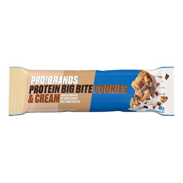 PROBRANDS PROTEIN BAR MELLOW BARS COOKIES & CREAM 45gr