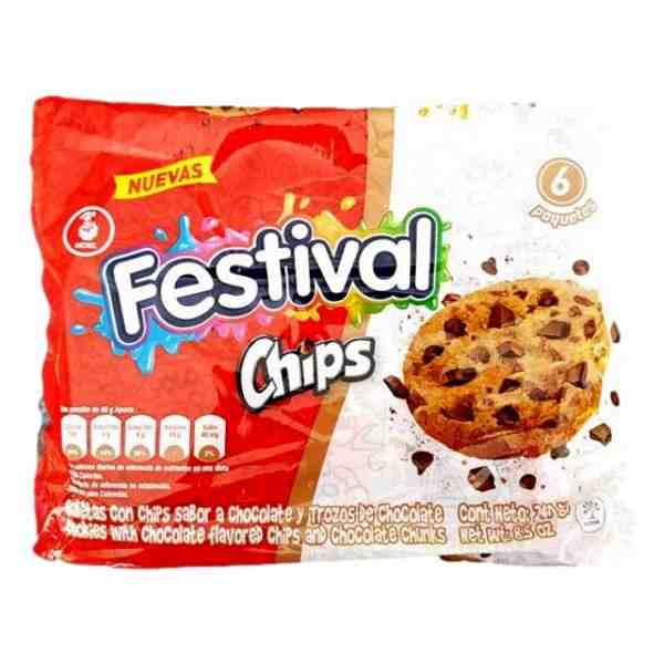 NOEL FESTIVAL CHOCO CHIPS 240gr