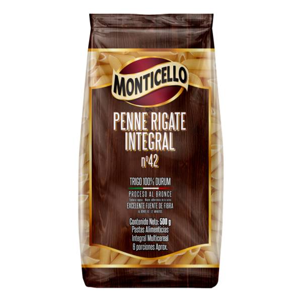 MONTICELLO PENNE RIGATE INTEGRAL 500G