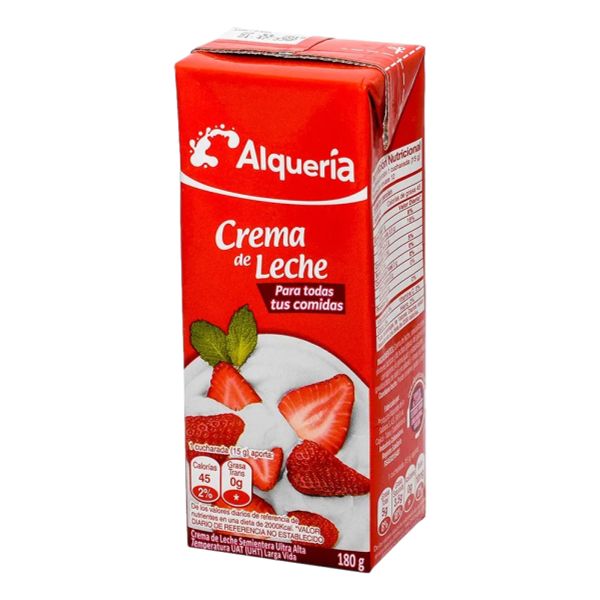 ALQUERIA CREMA DE LECHE 180G TETRA
