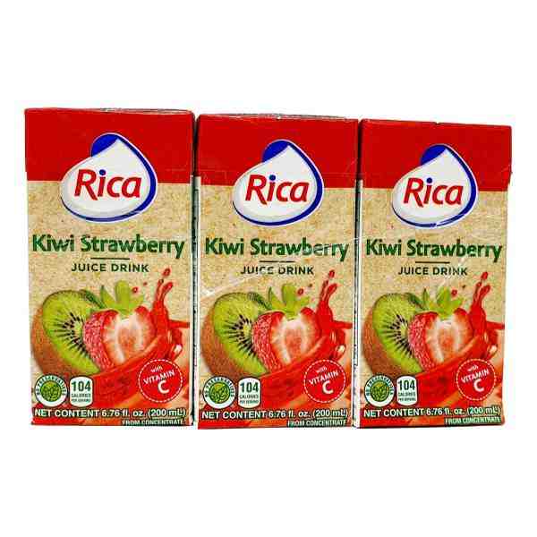 RICA KIWI STRAWBERRY JUICE 200ml 3PACK