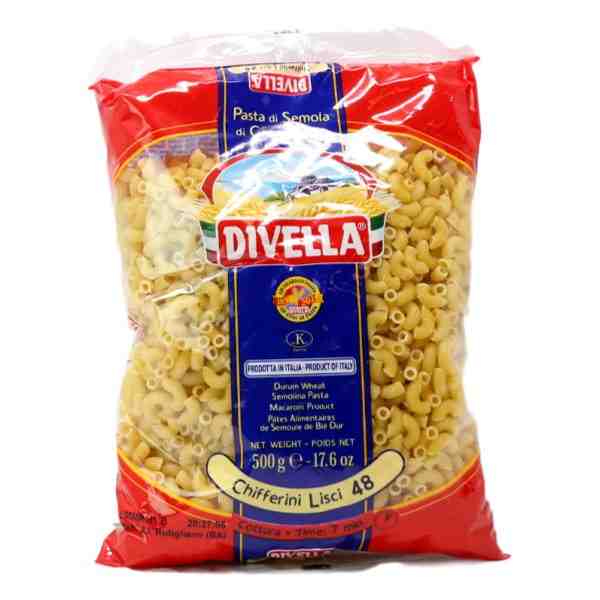 DIVELLA 48 CHIFFERINI LISCI 500gr