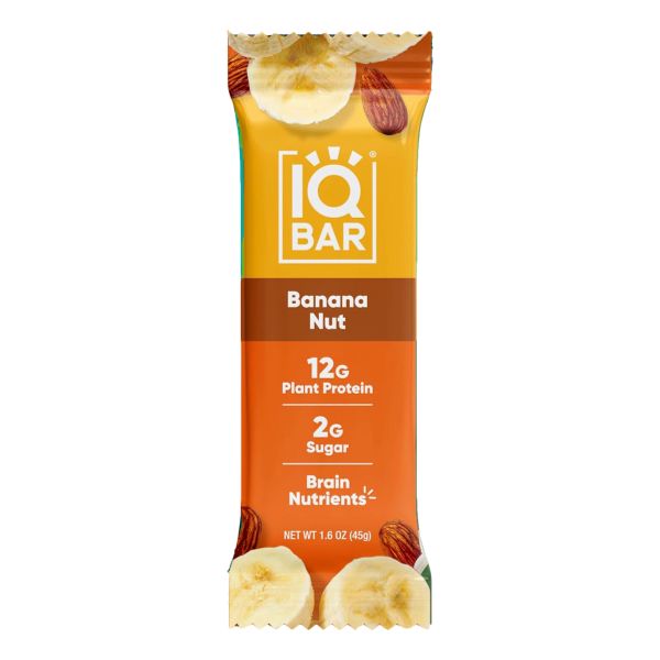 IQBAR BAR BANANA NUT 1.60 oz
