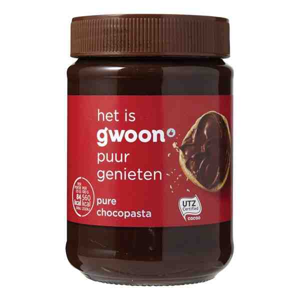 GWOON CHOCOPASTA PUUR 400gr Pot