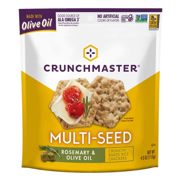 CRUNCHMASTER MULTI-SEED ROSEMARY& OLIVE 4oz