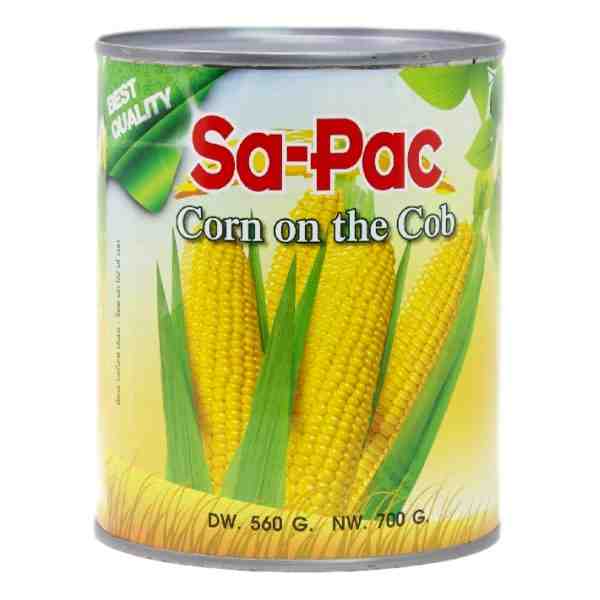 SA-PAC CORN ON THE COB 820gr