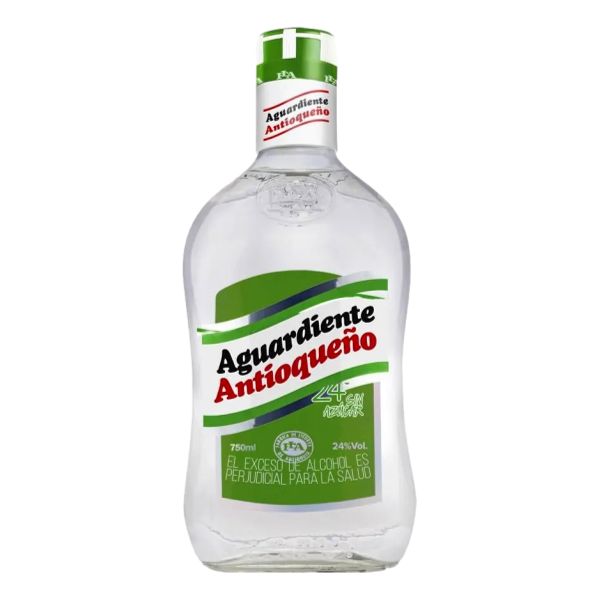 AGUARDIENTE ANTIOQUENO TAPA VERDE 750ML