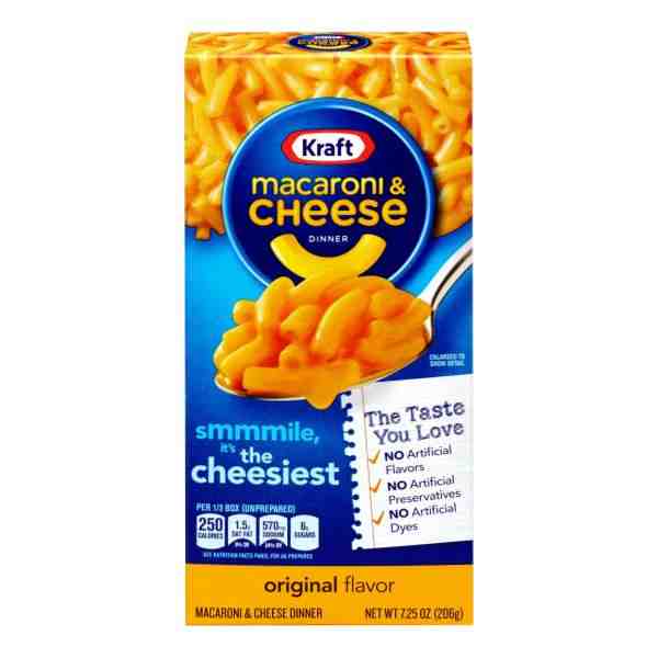 MACARONI & CHEESE DINNER 7.25oz