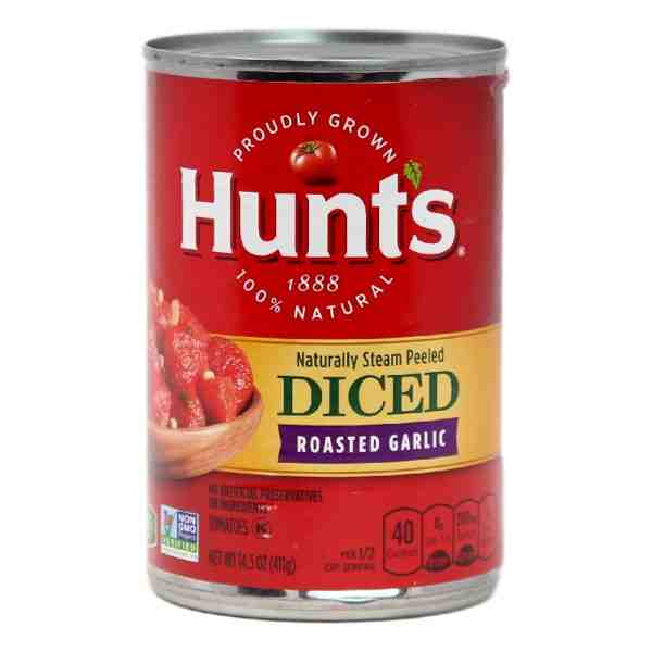HUNTS DICE ROASTED GARLIC 14.5oz