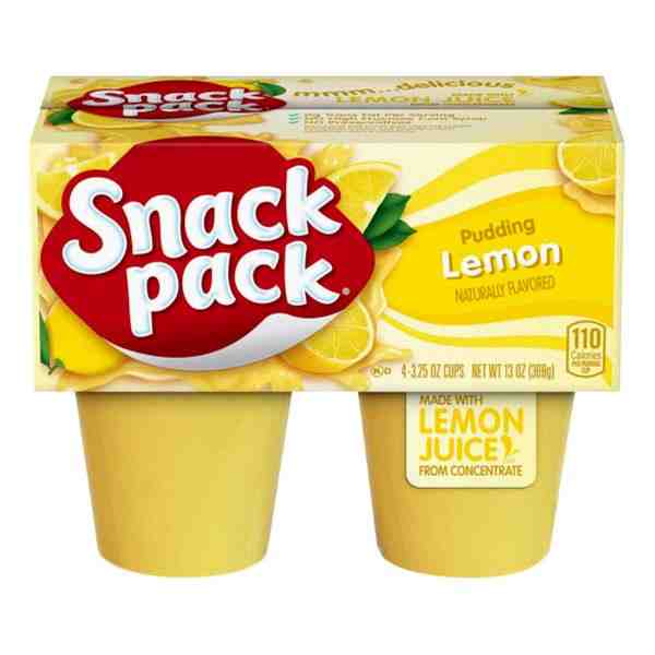 SNACK PACK PUDDING LEMON 13oz