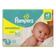 PAMPERS SWADDLERS SIZE 1 JUMBO 32 DIAPERS