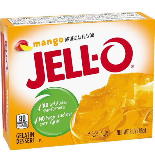 JELLO GELATIN MANGO 3OZ
