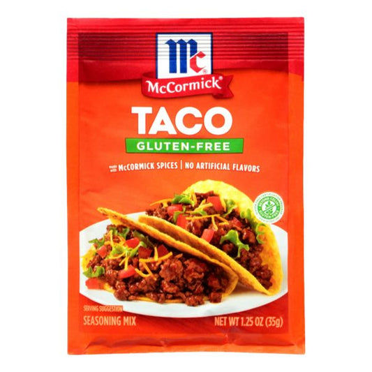 MC CORMICK GLUTEN FREE TACO SEASONING 1 OZ