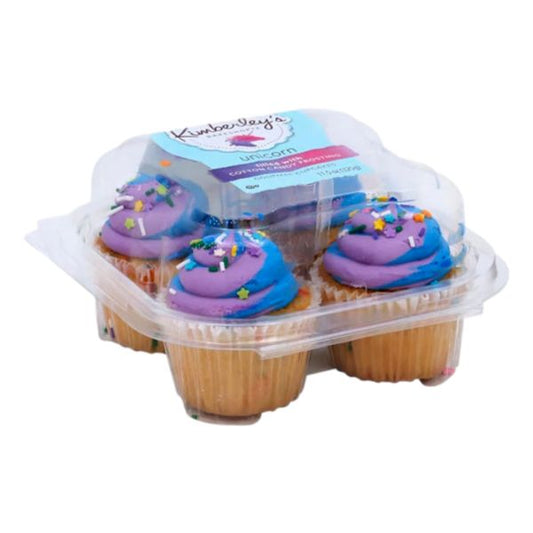 KIMBERLYS UNICORN CUPCAKE FILLED WITH COTTON CANDY FROSTING 11.5OZ