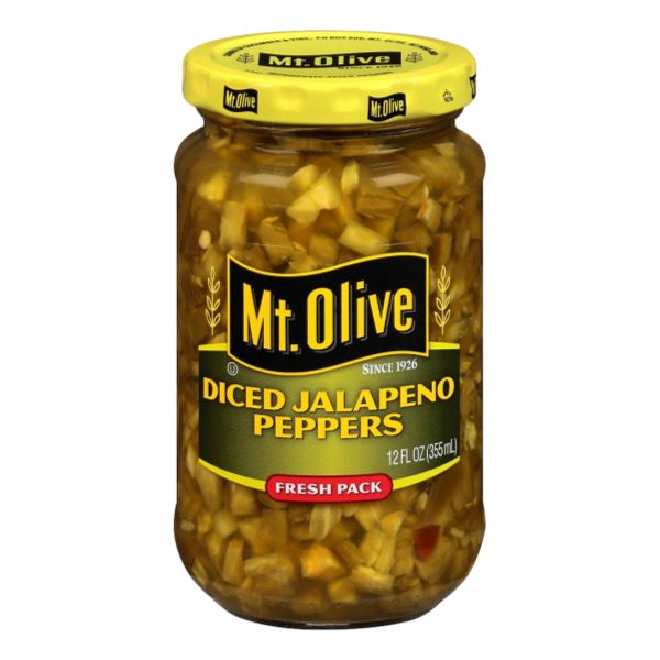 MT OLIVE DICED JALAPENO PEPPER 12 OZ