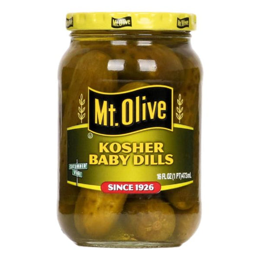 MT OLIVE KOSHER BABY DILL 16 oz