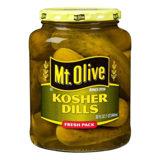 MT OLIVE LARGE KOSHER DILLS 32 oz