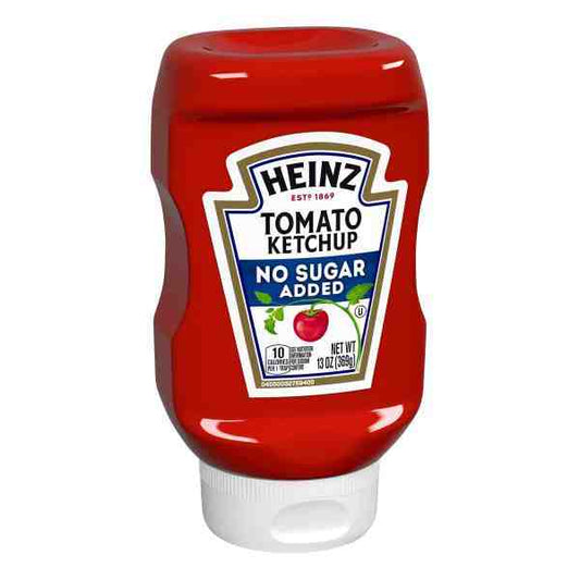 HEINZ KETCHUP NO SUGAR ADDED 13oz