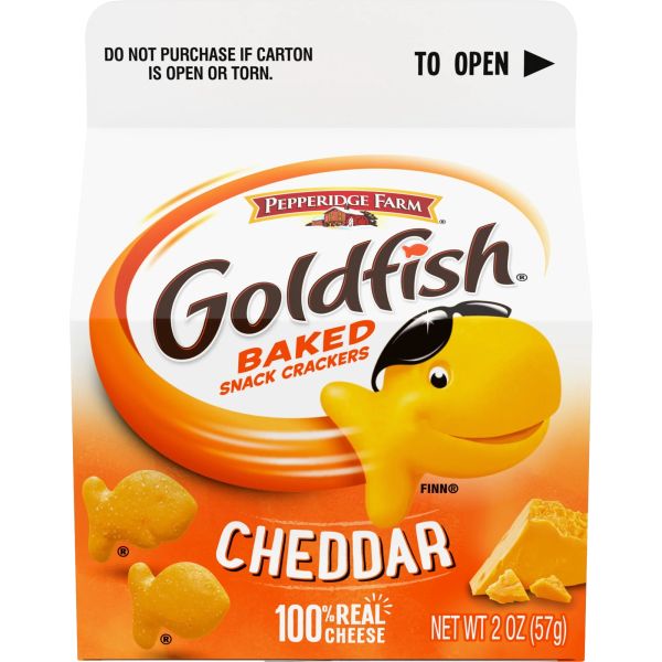PF CARTON GOLDFISH CHEDDAR 2oz