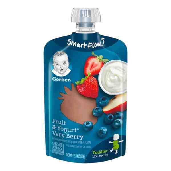 GERBER SF FRUIT & YOGURT VERY BERRY 3.5oz