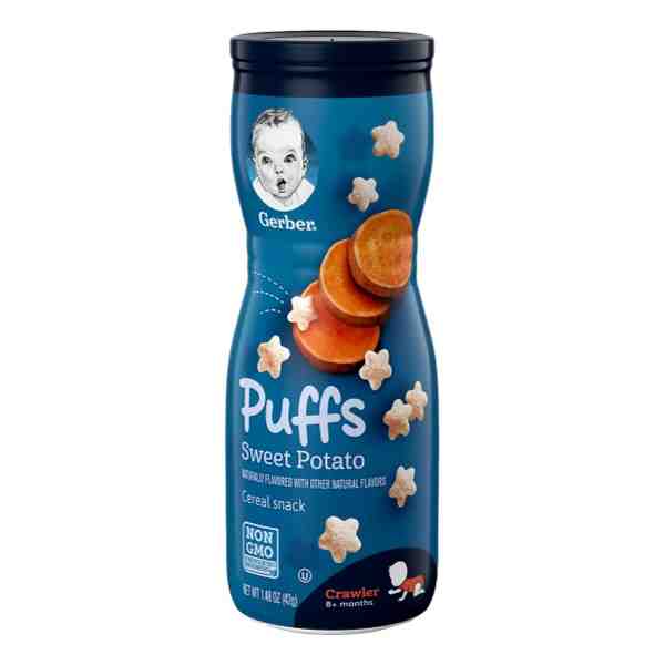 GERBER GRADUATES PUFFS SWEET POTATO 1.48oz