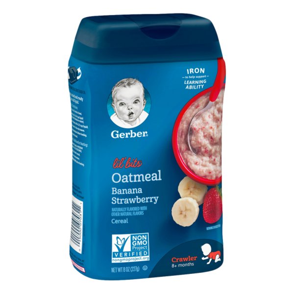 GERBER CEREAL  GRAIN & GROW 8 oz
