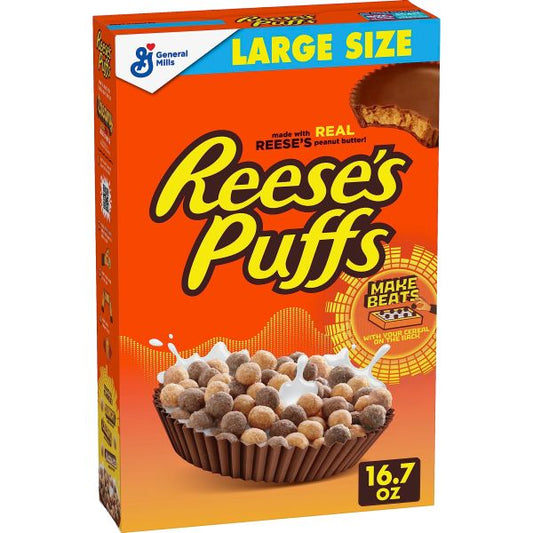 GENERAL MILLS REESES PUFFS  CEREAL 16.7oz
