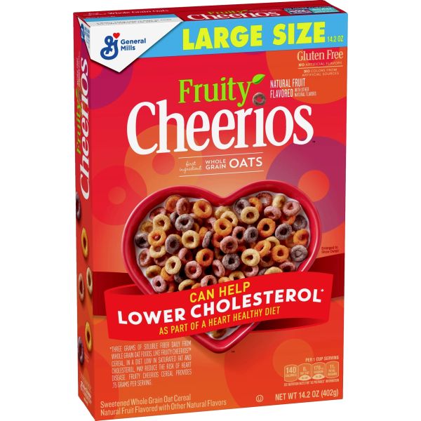 GENERAL MILLS CHEERIOS FRUITY CEREAL 14.2 OZ