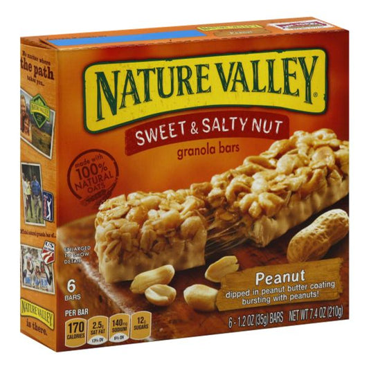 NATURE VALLEY SWEET SALTED NUT BAR 7.4oz