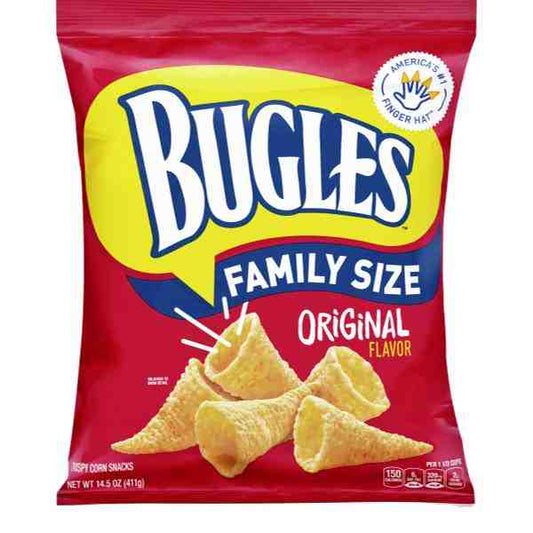 BUGLES CRISPY ORIGINAL CORN SNACKS 14.5oz