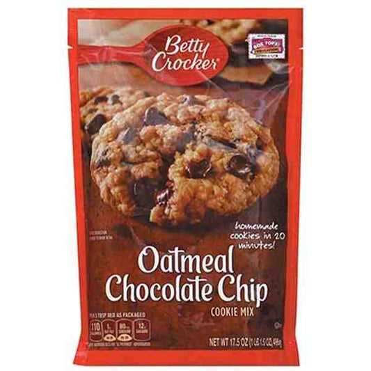 BETTY CROCKER OATMEAL CHOC CHIP MIX 17.5 OZ