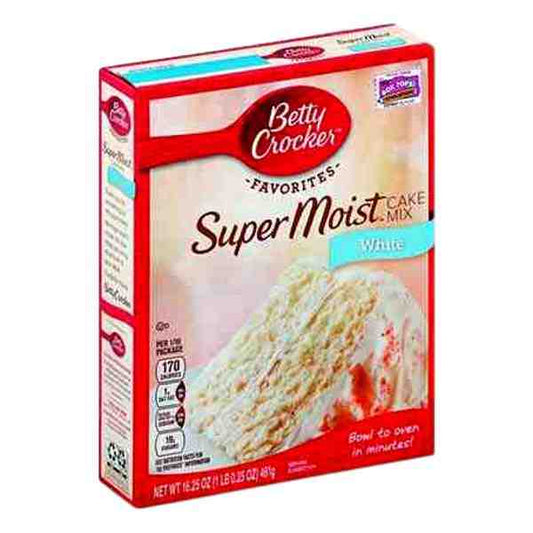 BETTY CROCKER WHITE CAKE MIX 15.25oz