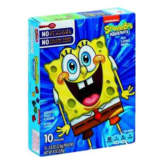 BETTY CROCKER FRUIT SNACK SPONGE BOB 8oz
