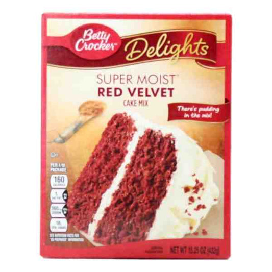 BETTY CROCKER RED VELVET CAKE MIX 13.25oz